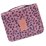 Maxbell Travel Toiletry Unisex Makeup Cosmetic Storage Wash Bag pink leopard - Aladdin Shoppers