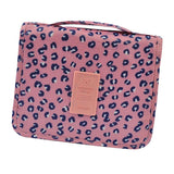 Maxbell Travel Toiletry Unisex Makeup Cosmetic Storage Wash Bag pink leopard - Aladdin Shoppers