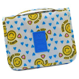 Maxbell Travel Toiletry Unisex Makeup Cosmetic Storage Wash Bag Yellow smile face