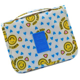 Maxbell Travel Toiletry Unisex Makeup Cosmetic Storage Wash Bag Yellow smile face - Aladdin Shoppers