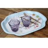 Maxbell Tray Fruit Dish plate Home Decoration Kitchenware blue - Aladdin Shoppers