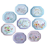 Maxbell Tray Fruit Dish plate Home Decoration Kitchenware blue - Aladdin Shoppers