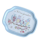 Maxbell Tray Fruit Dish plate Home Decoration Kitchenware blue - Aladdin Shoppers