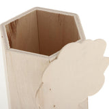 Maxbell Tree Design Unfinished Wood Pen Container Storage Box for Kids DIY Crafts Supplies - Aladdin Shoppers