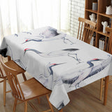 Maxbell Tropical Plants Printed Table Cloth Floral Pattern Table Cover Rectangle-1 - Aladdin Shoppers