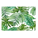 Maxbell Tropical Plants Printed Table Cloth Floral Pattern Table Cover Rectangle-12 - Aladdin Shoppers
