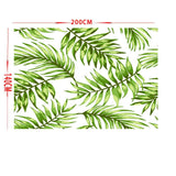 Maxbell Tropical Plants Printed Table Cloth Floral Pattern Table Cover Rectangle-14 - Aladdin Shoppers