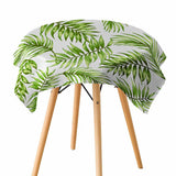 Maxbell Tropical Plants Printed Table Cloth Floral Pattern Table Cover Rectangle-14 - Aladdin Shoppers