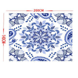Maxbell Tropical Plants Printed Table Cloth Floral Pattern Table Cover Rectangle-15 - Aladdin Shoppers