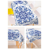 Maxbell Tropical Plants Printed Table Cloth Floral Pattern Table Cover Rectangle-15 - Aladdin Shoppers