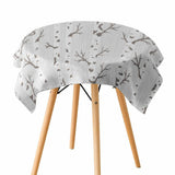 Maxbell Tropical Plants Printed Table Cloth Floral Pattern Table Cover Rectangle-8 - Aladdin Shoppers