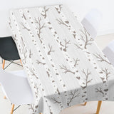 Maxbell Tropical Plants Printed Table Cloth Floral Pattern Table Cover Rectangle-8 - Aladdin Shoppers