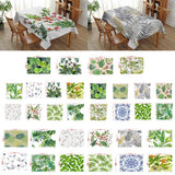 Maxbell Tropical Plants Printed Table Cloth Floral Pattern Table Cover Square-1 - Aladdin Shoppers