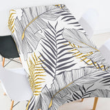 Maxbell Tropical Plants Printed Table Cloth Floral Pattern Table Cover Square-10 - Aladdin Shoppers