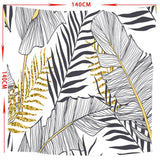 Maxbell Tropical Plants Printed Table Cloth Floral Pattern Table Cover Square-10 - Aladdin Shoppers