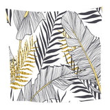 Maxbell Tropical Plants Printed Table Cloth Floral Pattern Table Cover Square-10 - Aladdin Shoppers