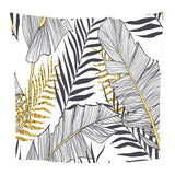 Maxbell Tropical Plants Printed Table Cloth Floral Pattern Table Cover Square-10 - Aladdin Shoppers