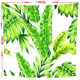 Maxbell Tropical Plants Printed Table Cloth Floral Pattern Table Cover Square-11 - Aladdin Shoppers
