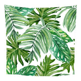 Maxbell Tropical Plants Printed Table Cloth Floral Pattern Table Cover Square-12 - Aladdin Shoppers