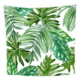 Maxbell Tropical Plants Printed Table Cloth Floral Pattern Table Cover Square-12 - Aladdin Shoppers
