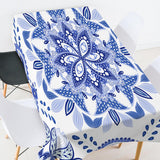 Maxbell Tropical Plants Printed Table Cloth Floral Pattern Table Cover Square-15 - Aladdin Shoppers