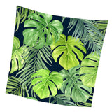 Maxbell Tropical Plants Printed Table Cloth Floral Pattern Table Cover Square-3 - Aladdin Shoppers