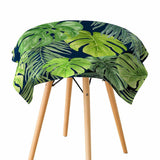 Maxbell Tropical Plants Printed Table Cloth Floral Pattern Table Cover Square-3 - Aladdin Shoppers