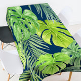Maxbell Tropical Plants Printed Table Cloth Floral Pattern Table Cover Square-3 - Aladdin Shoppers