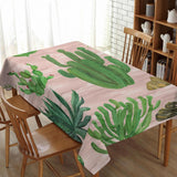Maxbell Tropical Plants Printed Table Cloth Floral Pattern Table Cover Square-5 - Aladdin Shoppers