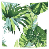 Maxbell Tropical Plants Printed Table Cloth Floral Pattern Table Cover Square-7 - Aladdin Shoppers