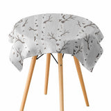 Maxbell Tropical Plants Printed Table Cloth Floral Pattern Table Cover Square-8 - Aladdin Shoppers