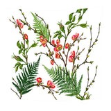 Maxbell Tropical Plants Printed Table Cloth Floral Pattern Table Cover Square-9 - Aladdin Shoppers