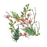 Maxbell Tropical Plants Printed Table Cloth Floral Pattern Table Cover Square-9 - Aladdin Shoppers