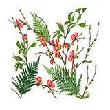 Maxbell Tropical Plants Printed Table Cloth Floral Pattern Table Cover Square-9 - Aladdin Shoppers