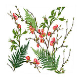Maxbell Tropical Plants Printed Table Cloth Floral Pattern Table Cover Square-9 - Aladdin Shoppers
