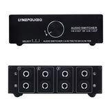 Maxbell TRS Splitter Passive Speaker Stereo Mult Signal Switcher TRS Jack Box - Aladdin Shoppers