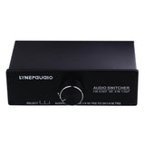 Maxbell TRS Splitter Passive Speaker Stereo Mult Signal Switcher TRS Jack Box - Aladdin Shoppers