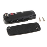 Maxbell TSA 002 Secure Luggage 3 Digit Combination Lock Suitcase Bag Code Lock Padlock - Portable and Lightweight - Black - Aladdin Shoppers