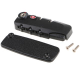 Maxbell TSA 002 Secure Luggage 3 Digit Combination Lock Suitcase Bag Code Lock Padlock - Portable and Lightweight - Black - Aladdin Shoppers