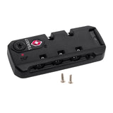 Maxbell TSA 002 Secure Luggage 3 Digit Combination Lock Suitcase Bag Code Lock Padlock - Portable and Lightweight - TSA13116 Black