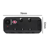 Maxbell TSA 002 Secure Luggage 3 Digit Combination Lock Suitcase Bag Code Lock Padlock - Portable and Lightweight - TSA13116 Black - Aladdin Shoppers