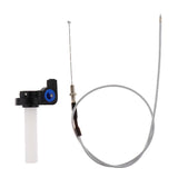 Maxbell Twist Throttle Grip&Cable for CRF50 70 110 ATV DIRT BIKE Blue + Silver - Aladdin Shoppers