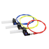 Maxbell Twist Throttle Grip&Cable for CRF50 70 110 ATV DIRT BIKE Blue + Silver - Aladdin Shoppers