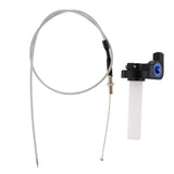 Maxbell Twist Throttle Grip&Cable for CRF50 70 110 ATV DIRT BIKE Blue + Silver - Aladdin Shoppers