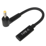 Maxbell Type-C Female To Male Elbow With PD Chip Short Line Interface Laptop Adapter - Aladdin Shoppers