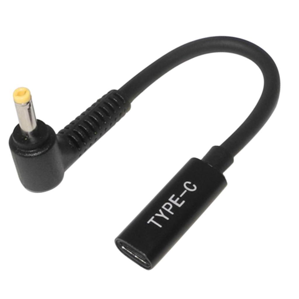 Maxbell Type-C Female To Male Elbow With PD Chip Short Line Interface Laptop Adapter - Aladdin Shoppers
