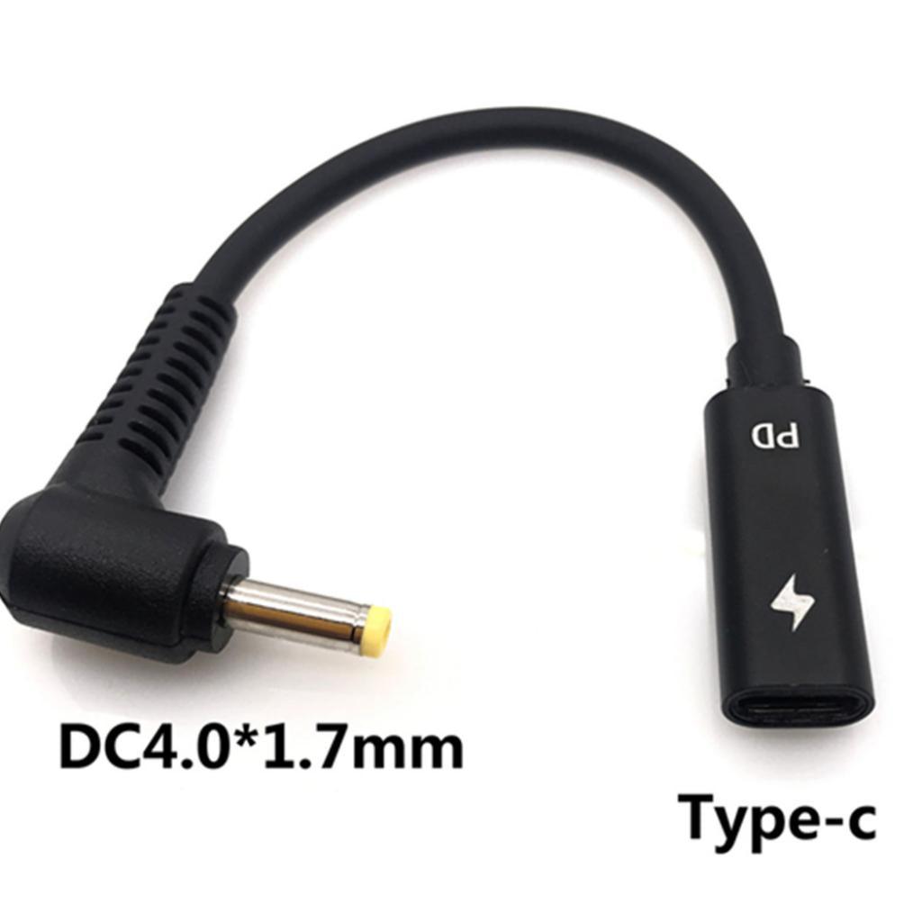 Maxbell Type-C Female To Male Elbow With PD Chip Short Line Interface Laptop Adapter - Aladdin Shoppers
