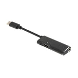Maxbell Type-C To 3.5mm Audio Converter Cable w/ DAC Chip for HTC Cell Phones Black - Aladdin Shoppers