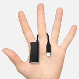 Maxbell Type-C To 3.5mm Audio Converter Cable w/ DAC Chip for HTC Cell Phones Black - Aladdin Shoppers
