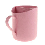 Maxbell Unbreakable Wheat Straw Cups Biodegradable for Water, Milk, Juice, Tea Pink - Aladdin Shoppers